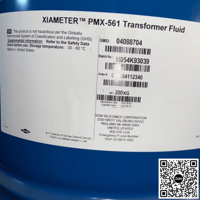 Dầu silicone Xiameter PMX-561 Transformer Fluid 200kg