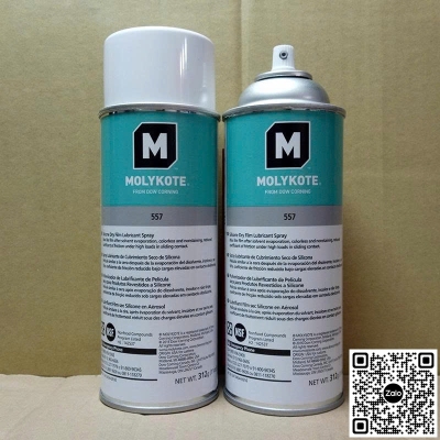 Chất bôi trơn Molykote 557 Silicone Dry Film Lubricant 312g
