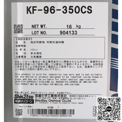 Dầu silicone Shin Etsu KF-96-350cst 16kg