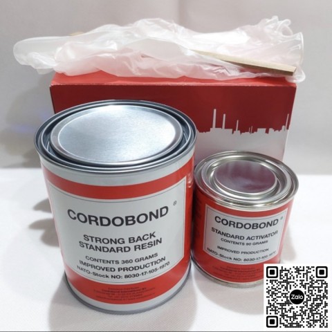 Keo dán Cordobond Strong-Back Resin & Activator 454g