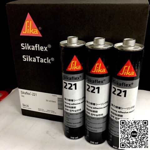 Chất trám Sikaflex-221 Polyurethane Sealant White 310ml